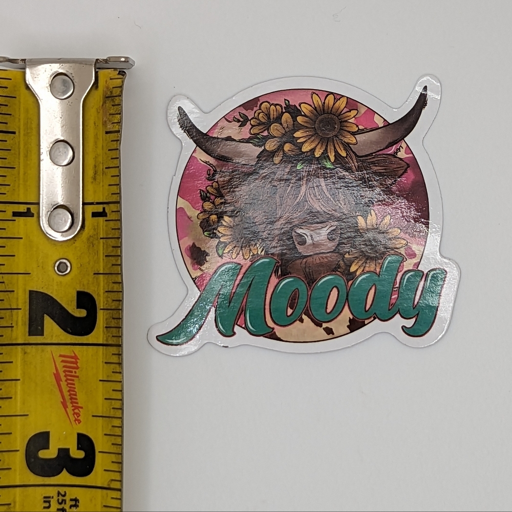 Highland Cow Sticker - Picture 2 of 2